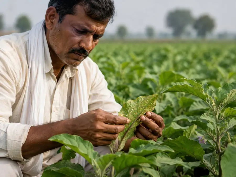 Identifying insect and disease pressure at a crop-risk stage