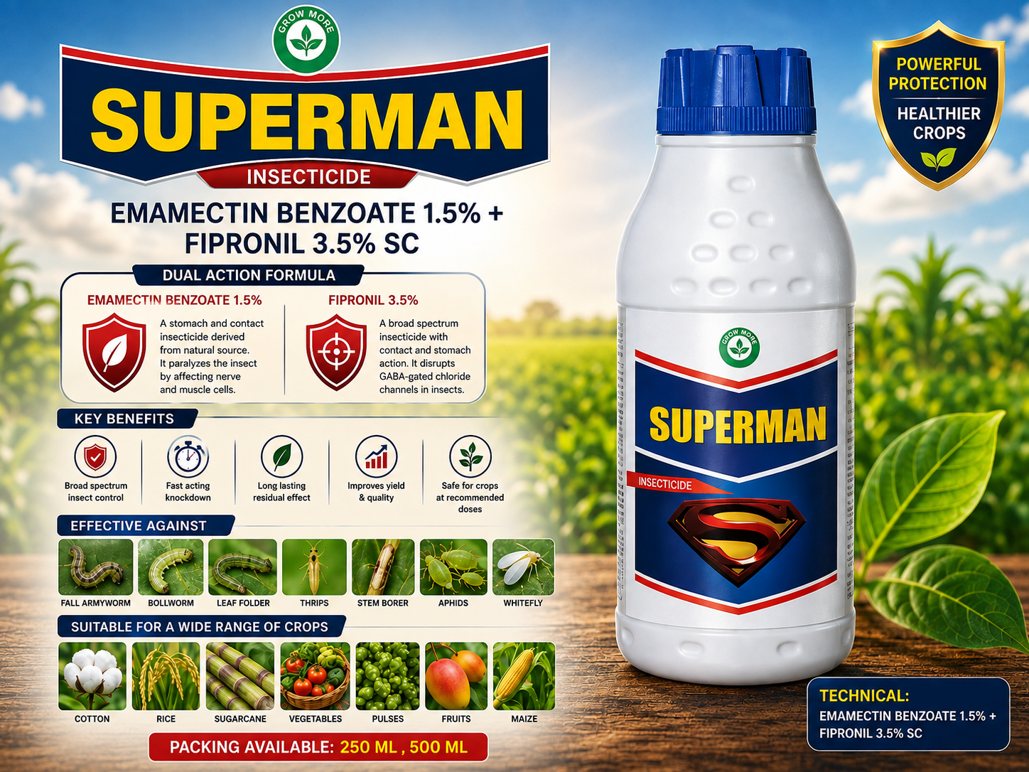 Superman pack shot